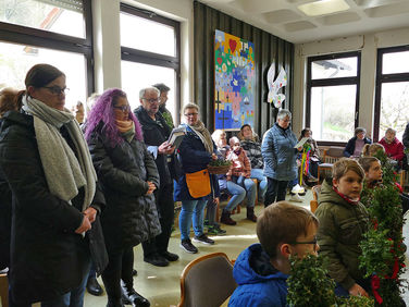 Palmsontag in St. Crescentius - Beginn der Heiligen Woche (Foto: Karl-Franz Thiede)